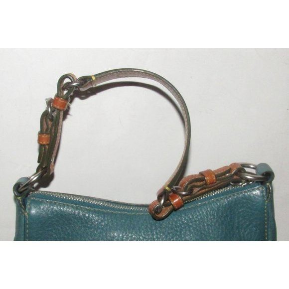 Coach 'Chelsea' Hobo Teal Buttery Soft Leather Chrome Accents - Picture 2 of 16